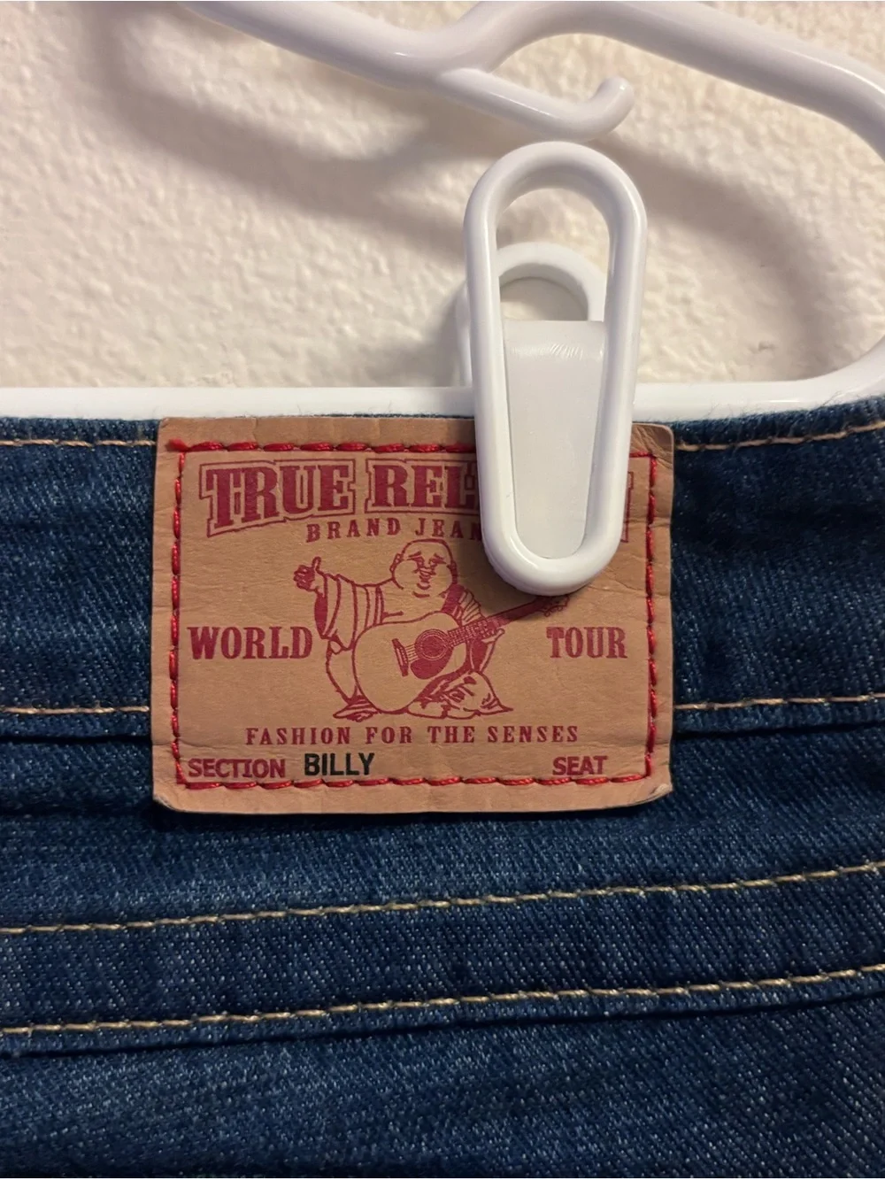 True Religion Dark Blue Straight Leg Jeans